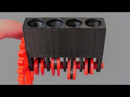 Отпечатал РАБОЧИЙ Двигатель на 3D Принтере