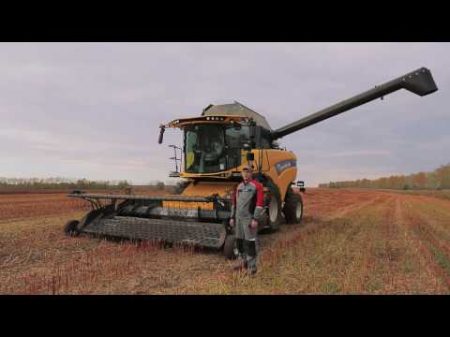 Рассказ специалиста компании CNH о новом комбайне New Holland CX8 80