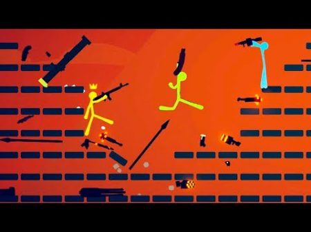 САМАЯ СМЕШНАЯ БИТВА МАЛЕНЬКИХ ЧЕЛОВЕЧКОВ НА НОВЫХ КАРТАХ! Stick Fight The Game