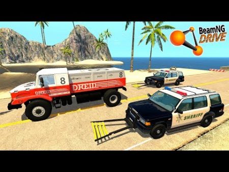 ОСТАНОВИТЬ ЛЮБОЙ ЦЕНОЙ! НЕВЕРОЯТНАЯ ПОЛИЦЕЙСКАЯ ПОГОНЯ В BEAMNG DRIVE
