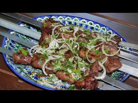 Классический сочный шашлык из баранины