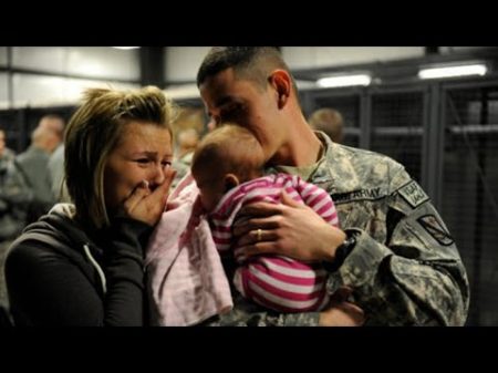 Возвращение солдат домой Реакция родных 3