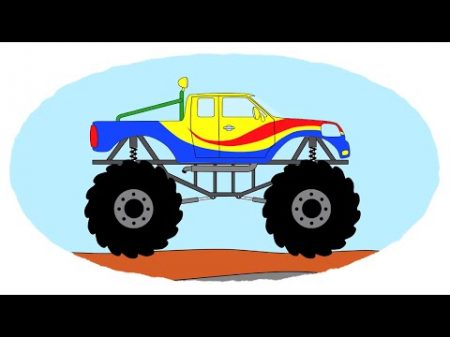 Все серии подряд Сборник про Монстр траки Monster trucks Compilation For Kids
