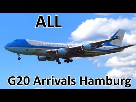 G20 Hamburg ALL Government Presidential Aircraft Arrivals Planespotting at Hamburg 2017