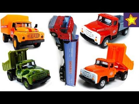 Машинки Грузовые Сборник лучших серий с историями Cars Toys for kids