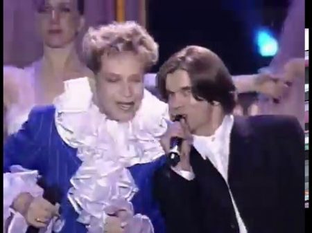 Николай Трубач и Борис Моисеев Голубая луна Песня Года 1998
