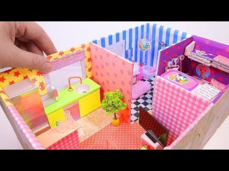 DIY Miniature Dollhouse in a Shoebox