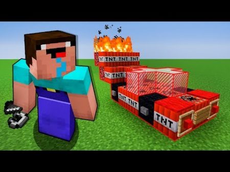 НУБ ПОСТРОИЛ МАШИНУ ДЛЯ ГРИФЕРСТВА В МАЙНКРАФТ ! НУБ ПРОТИВ ТАНКОВ В MINECRAFT МУЛЬТИК