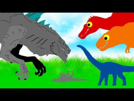 Diplodocus vs Zilla Godzilla 1998 Dinosaurs Cartoons new Stories