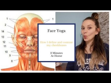 Йога Упражнения за Лице Подчертайте Скулите без Грим Face Yoga Contour Cheek Bones