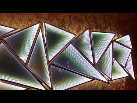 Infinity Mirror L E D Light installation Световая инсталляция Бесконечное зеркало