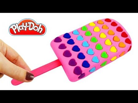 Плеи До пластилин Лепим мороженое Поделки из пластилина Play Doh своими руками Игрушки 1