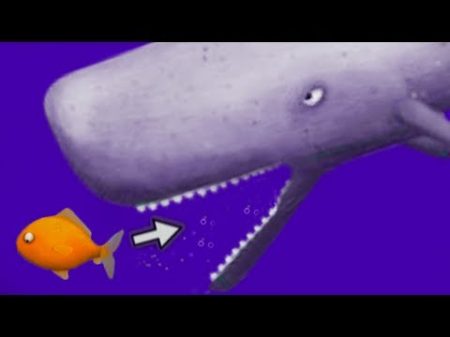 МАЛЕНЬКАЯ РЫБКА Tasty Blue 13 Голодный кит хочет съесть корабль и Кида Прикольная игра КРУТИЛКИНЫ