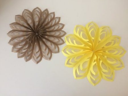 Объемная снежинка из бумаги своими руками Paper snowflakes handmade