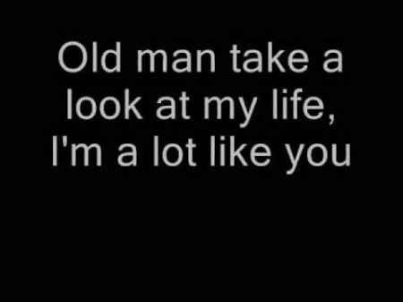 Neil Young Old Man Lyrics