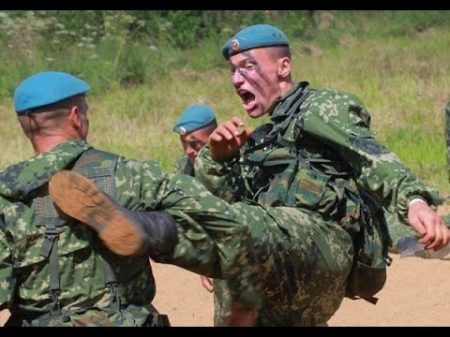 Russian Airborne Troops Hand To Hand Combat