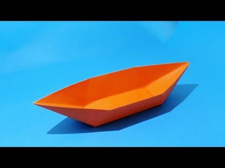 How to make a paper boat that floats Origami boat