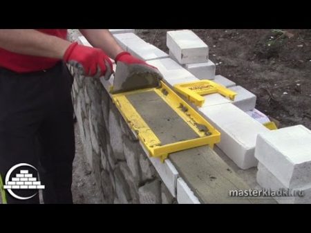 Тестируем набор Каменщика Кирпич приспособление для кладки кирпича 1 я часть masterkladki