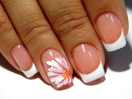 Красивый и простой дизайн ногтей ТОП удивительные дизайны ногтей Цветок френч