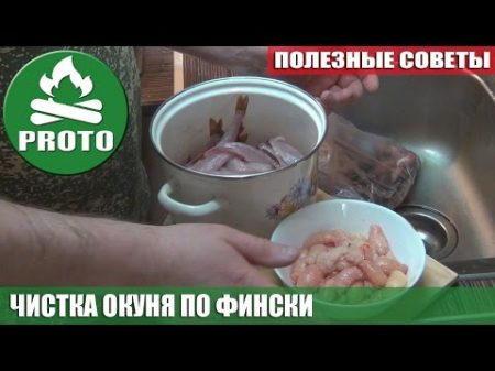 Рыбалка Как быстро почистить окуня Лесная кухня с Андреем Прото Fishing