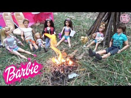 Мультик Барби на пикнике Челси Кен и Ракель Истории с куклами для детей Barbie Original Toys