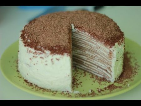 Рецепт блинного торта Блинный торт с кремом