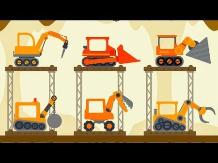 Truck Construction The Excavator Dinosaur Digger 3 The Truck Digger Cartoons for Children