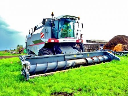 Запуск комбайна вектор 410