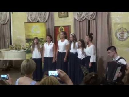 Сербки поют русскую песню Конь