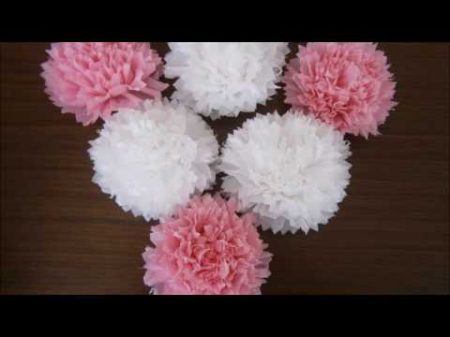 Как сделать ЦВЕТЫ ИЗ САЛФЕТОК How to make flowers out of paper napkins