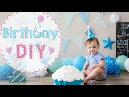 DIY Первый день рождения Ребенку 1 год