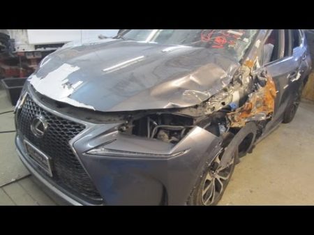 Lexus NX 200 The side body repair Ремонт бока кузова