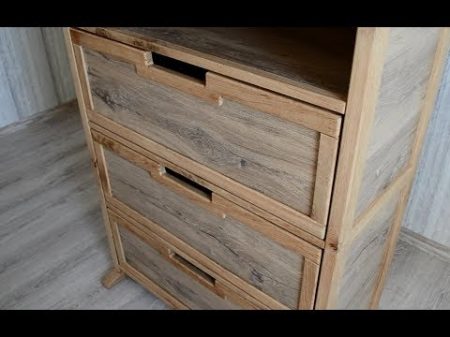 Laminate flooring bookshelves with drawers
