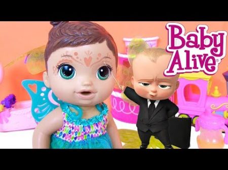 Little Baby Doli КУКЛА Беби Элайв ФЕЯ! Baby Alive Fairy Видео для Девочек Играем в Дочки Матери