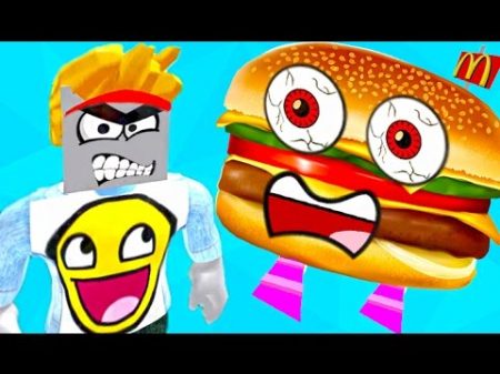 Приключение мульт игры ROBLOX в стране Макдональдс! Roblox Escape McDonalds Obby Детские игры FFGTV