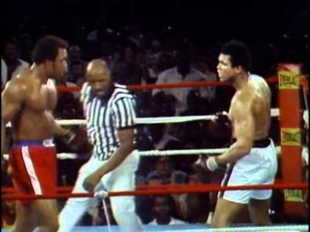 George Foreman vs Muhammad Ali Oct 30 1974 Entire fight Rounds 1 8 Interview