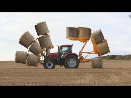 Awesome! Tractor Loader Transformer Mega Bale Spear and Bale Fork