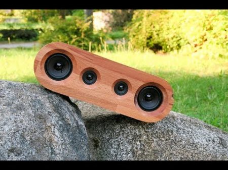 DIY PORTABLE AUDIO SYSTEM Как сделать дизайнерскую Портативную Колонку