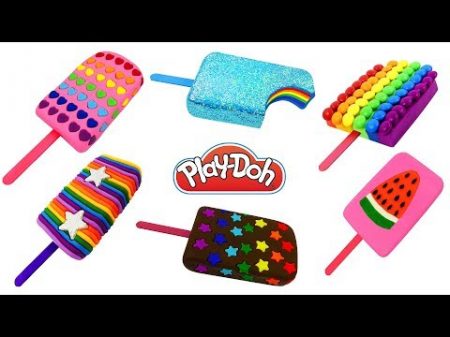 Мороженое Эскимо из Пластилина Плеи До Поделки из Play Doh своими руками Видео для детеи