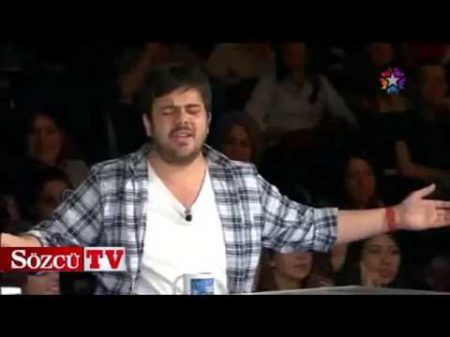 Önce herkesi ağlattı ardından kendisi ağladı!