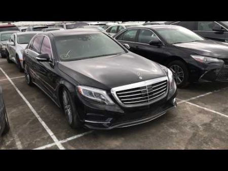 Опасный лот!!! продан Цена 28000 Аукцион Copart MERCEDES BENZ S 550 2015