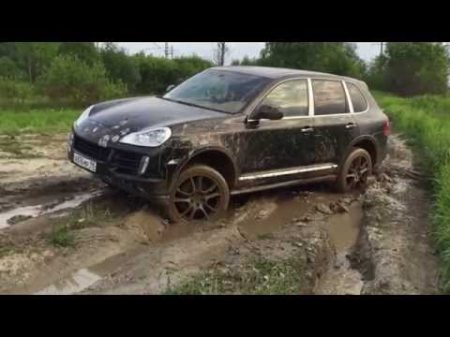 Porsche Cayenne внедорожные способности на дорожной резине