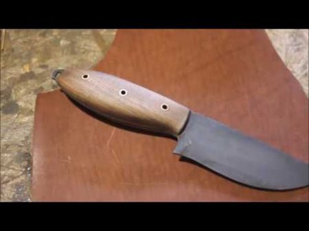 Нож из дисковой пилы Шкурник