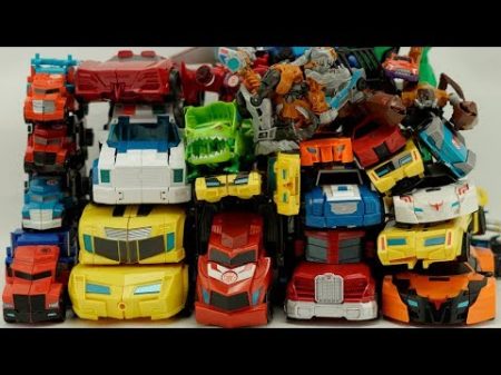 Robots in Disguise Transformers Car Color Collection Optimus Prime Bumblebee Starscream Truck Toys