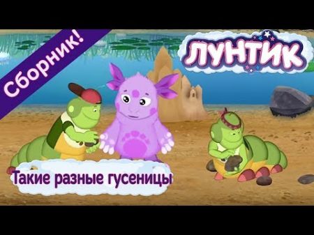 Лунтик Такие разные гусеницы Сборник мультфильмов 2017