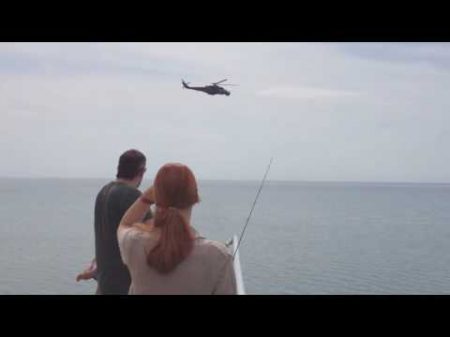 Вертолёты Ми 24 Ми 35 ВКС России патрулируют побережье Крыма