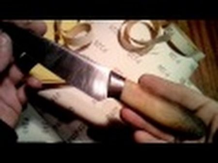 Рукоять для ножа методом намотки Эпоксидка бинт
