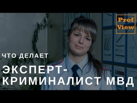 Эксперт криминалист МВД