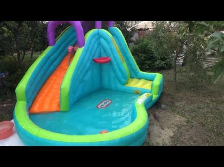 Бассейн с горкой LITTLE TIKES Игры для детей распаковка pool with slide