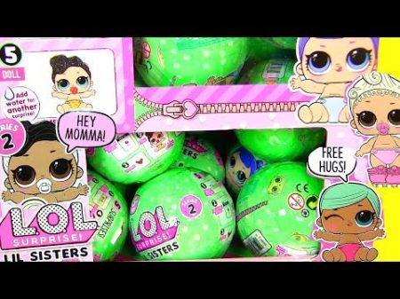 LOL SURPRISE Series 3 Куклы Пупсики Меняют Цвет LIL Sisters Видео для Детей Игрушки Сюрпризы